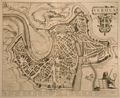 Mapa de Verona, de 